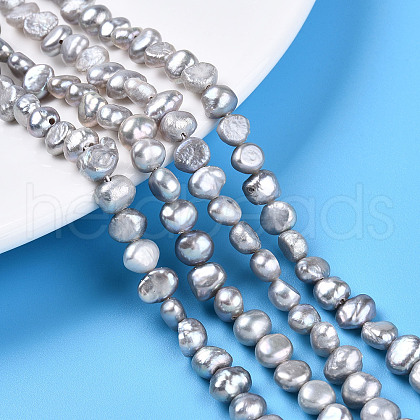 Natural Cultured Freshwater Pearl Beads Strands PEAR-N014-06H-1
