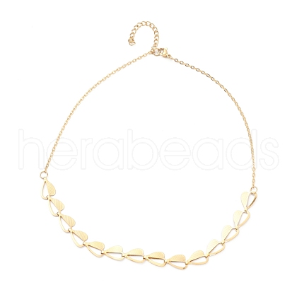 PVD Vacuum Plating 304 Stainless Steel Link Chain Necklaces NJEW-O123-03G-1