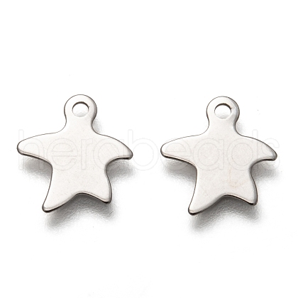 201 Stainless Steel Charms STAS-B001-15P-1