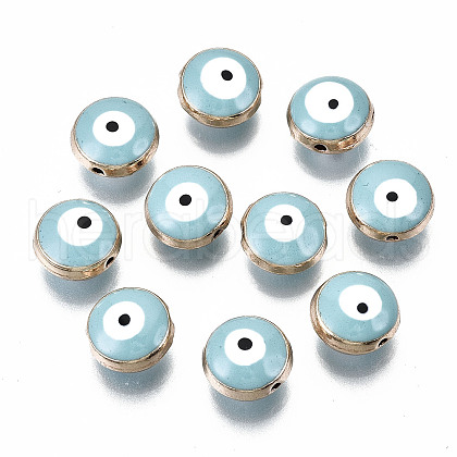 Alloy Enamel Beads ENAM-WH0047-14I-10mm-1