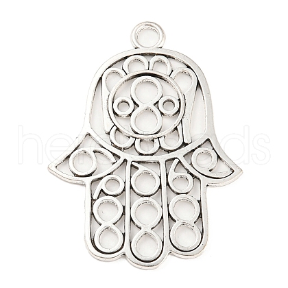 Tibetan Style Alloy Big Pendants TIBE-P001-36AS-1