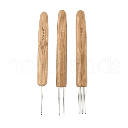 3Pcs 3 Styles Iron Crochet Hooks AJEW-C041-01-1