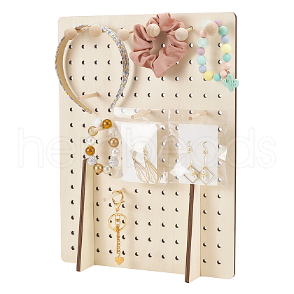 Rectangle Wood Jewelry Rack ODIS-WH0070-77-1