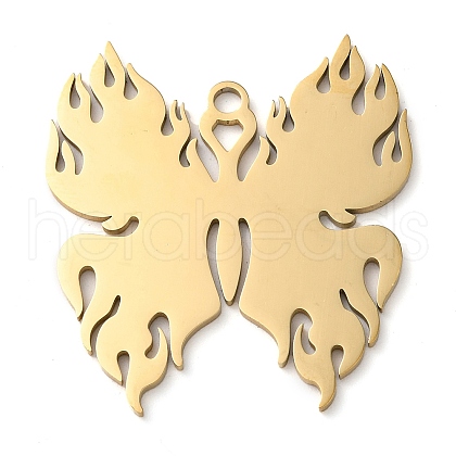 304 Stainless Steel Pendants STAS-R116-11G-1