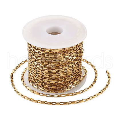 PVD Vacuum Plating 304 Stainless Steel Venetain Chains CHS-TA0001-04G-1