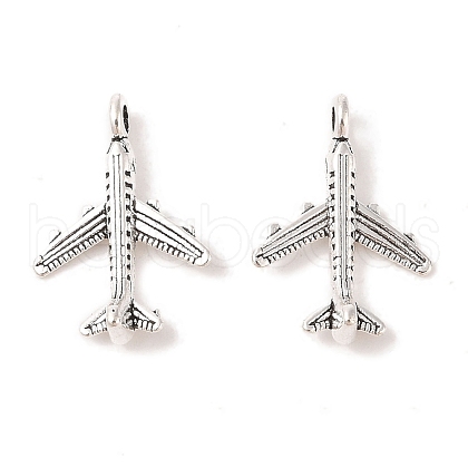 Tibetan Style Alloy Airliner Pendants X-TIBEB-A101638-AS-FF-1