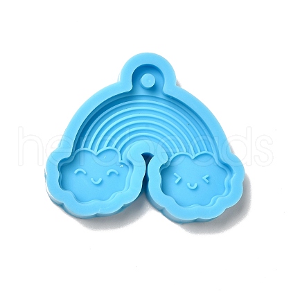 Cloud with Rainbow DIY Pendant Silicone Molds SIMO-H004-01-1