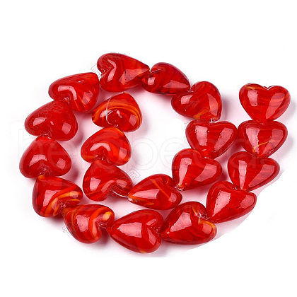Handmade Lampwork Beads LAMP-DT122J-B-1