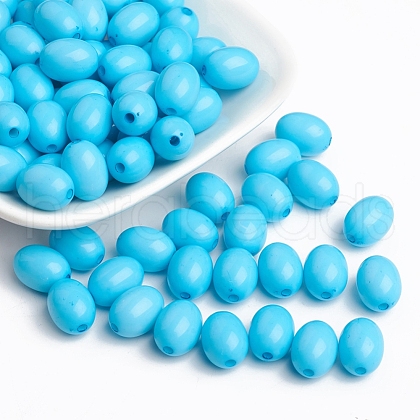 Opaque Acrylic Beads SACR-R828-05-1