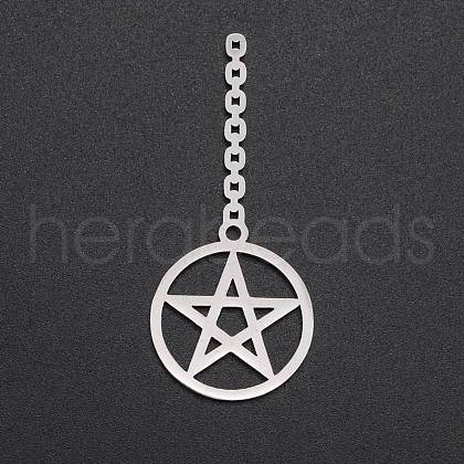 Non-Tarnish 201 Stainless Steel Pendants STAS-S105-LA228-1