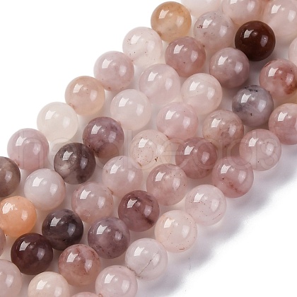 Natural Quartz Beads Strands X-G-P530-B02-02-1