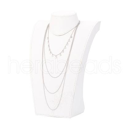 Tarnish Resistant 316 Surgical Stainless Steel Tiered Necklaces NJEW-JN01951-1