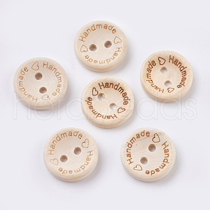 Wooden Buttons BUTT-K007-11B-1