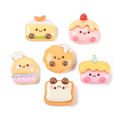 Opaque Resin Imitation Food Decoden Cabochons CRES-M036-11-1