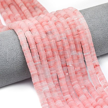 Cherry Quartz Glass Beads Strands G-P575-B27-6x1mm-1