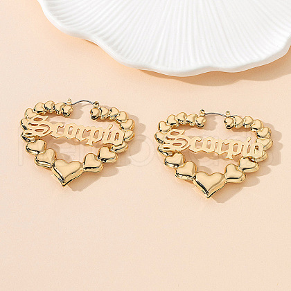 Alloy Hoop Earrings WG15DC6-12-1