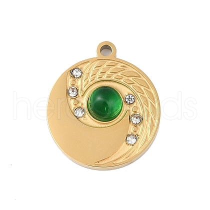 Ion Plating(IP) 304 Stainless Steel Pendants STAS-C108-03B-G-1