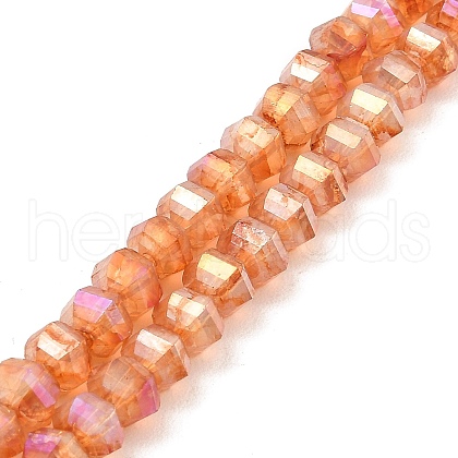 Imitation Jade Glass Beads Strands GLAA-P058-03A-07-1