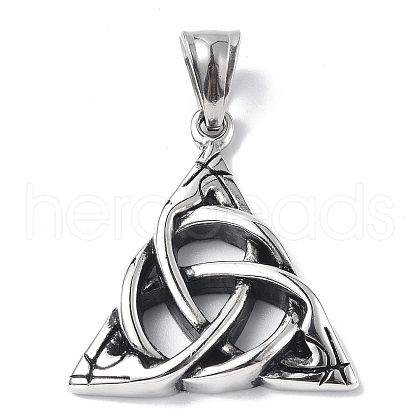 304 Stainless Steel Pendants X-STAS-C065-15AS-1