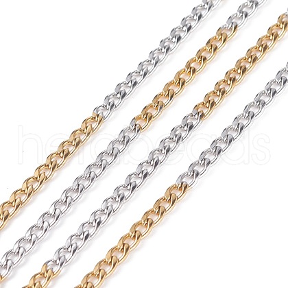 Two Tone 304 Stainless Steel Curb Chains CHS-B001-13-A-1
