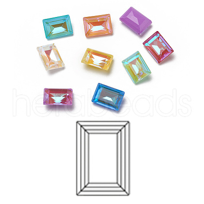 K9 Glass Rhinestone Cabochons RGLA-G014-A01-1