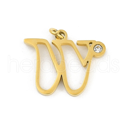 304 Stainless Steel Pendants STAS-R137-01G-W-1