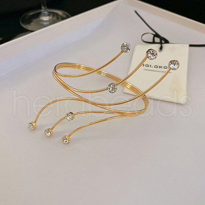Alloy Upper Arm Open Cuff Bangles WG9CF3D-16-1