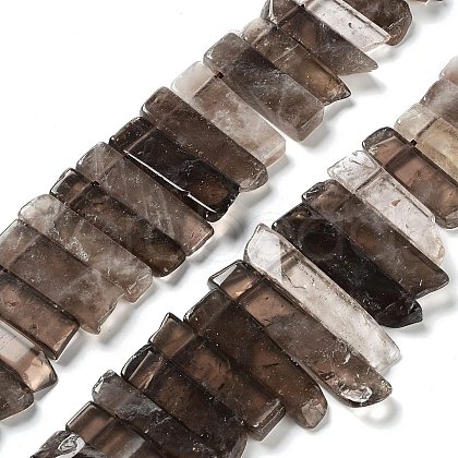 Natural Smoky Quartz Beads Strands G-L551B-13-1