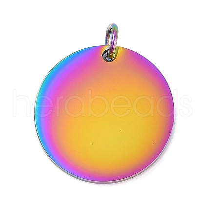 Ion Plating(IP) 304 Stainless Steel Pendants STAS-I311-32G-RC-1