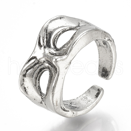Alloy Cuff Finger Rings RJEW-N027-38-1