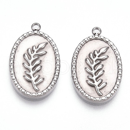 Non-Tarnish 304 Stainless Steel Pendants STAS-L022-323P-1