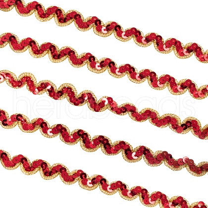Plastic Paillette Lace OCOR-WH0032-29-1