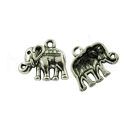 Tibetan Style Alloy Charms Pendants TIBEP-A124745-AS-FF-1