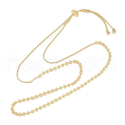 Brass Necklaces NJEW-E089-02G-01-1