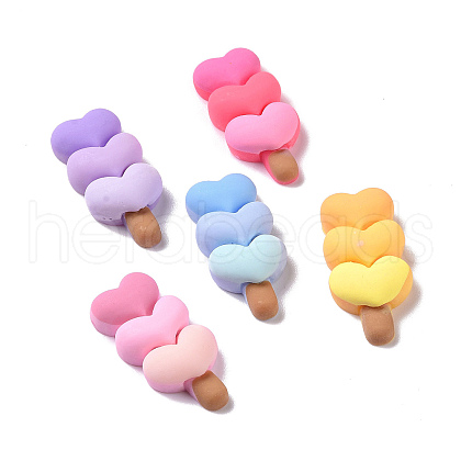 Cute Opaque Resin Decoden Cabochons RESI-L037-09-1