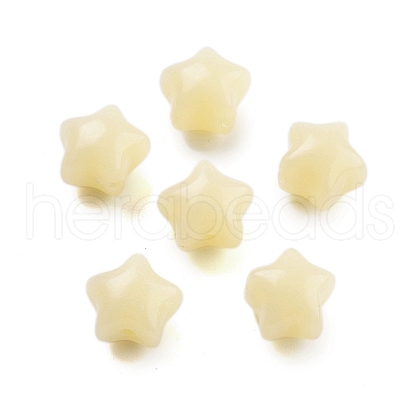 Opaque Acrylic Beads OACR-U001-03-1