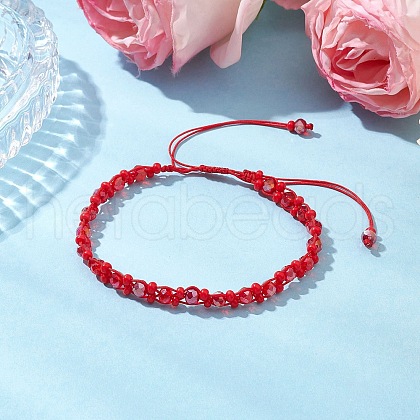Baking Paint Glass Seed Beaded Bracelets BJEW-MZ00155-05-1