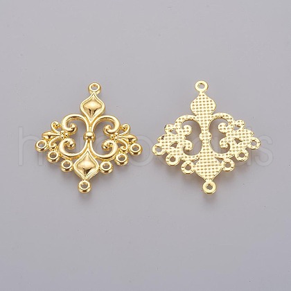Tibetan Style Alloy Chandelier Component Links TIBEP-EA9734YKG-G-LF-1