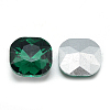 Pointed Back Glass Rhinestone Cabochons RGLA-T032-10x10mm-16-2