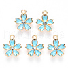 Alloy Enamel Pendants ENAM-S121-052C-2