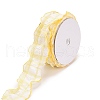 20 Yards Polyester Ruffled Ribbon SRIB-P021-D02-3