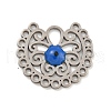 316 Surgical Stainless Steel Enamel Charms STAS-M073-36P-1
