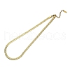 4.5MM 304 Stainless Steel Flat Snake Chain Necklaces for Women Men NJEW-Q028-04G-2