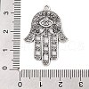 Tibetan Style Alloy Pendants TIBEP-ZN60334-AS-FF-2