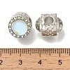 Rack Plating Alloy European Beads FIND-H005-02P-04-2