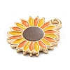 Thanksgiving Day Alloy Enamel Pendants X-ENAM-D060-01A-KCG-3