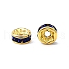 Brass Rhinestone Spacer Beads RB-A014-Z6mm-05G-2