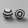 Resin Rhinestone Beads RB-WH0003-08N-2