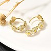 304 Stainless Steel Hoop Earrings for Women EJEW-C096-46G-5