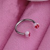 316L Stainless Steel Hoop Nose Rings WGEE114-30-1